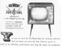 DuMont Television Advertisement