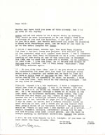 Letter from Kevin Begos to William Gibson